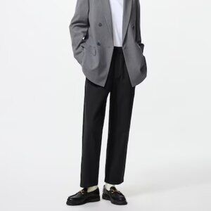Uniqlo Cotton Relaxed Ankle Pants | Size M